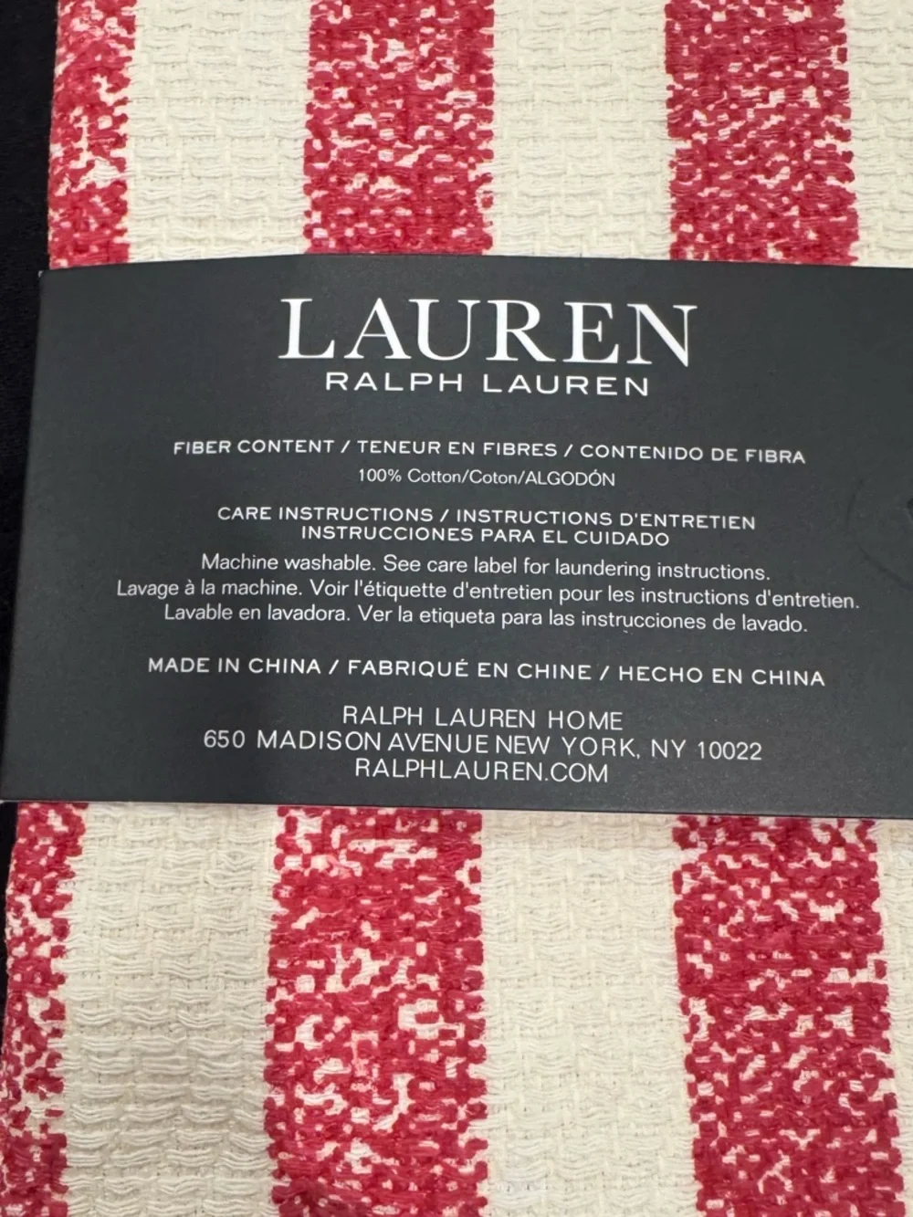 Lauren by Ralph Lauren American Flag towels- set of 2, 100% cotton 🇺🇸
